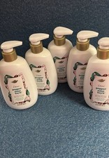 Lot Of 5 Dove Holiday Treats PEPPERMINT BARK Hand Wash Soap Limited Edition 12oz