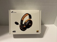 KOFIRE Wireless Gaming Headset, 2.4GHz USB Headphones Black-orange