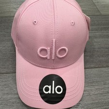 Alo Yoga Pink Hat Performance Off Duty Cap One Size Adjustable, USA Seller