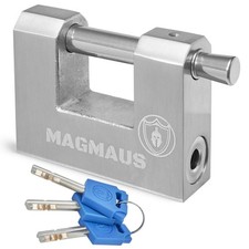 Magmaus&reg; RTL70 Never-Rust Heavy Duty Shipping Container Padlock with 3 Keys -