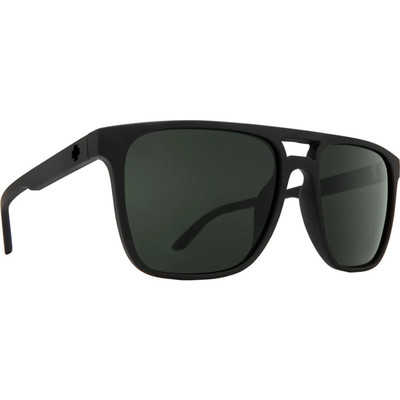 SPY + 	CZAR Matte Black Happy Gray Green Red Spectra Mirror