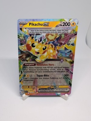 Pokemon Pikachu Ex 057/217 Erhabene Helden Deutsch