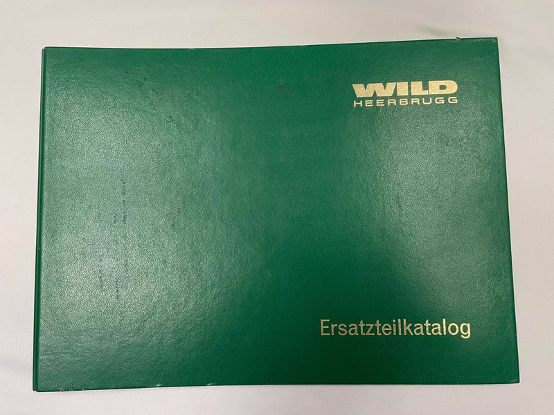 Wild Heerbrugg Original M5A Stereo Microscope Service Parts Manual 1977