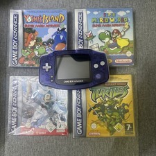 Nintendo Game Boy Advance Console with IPS Screen and Games Bundle