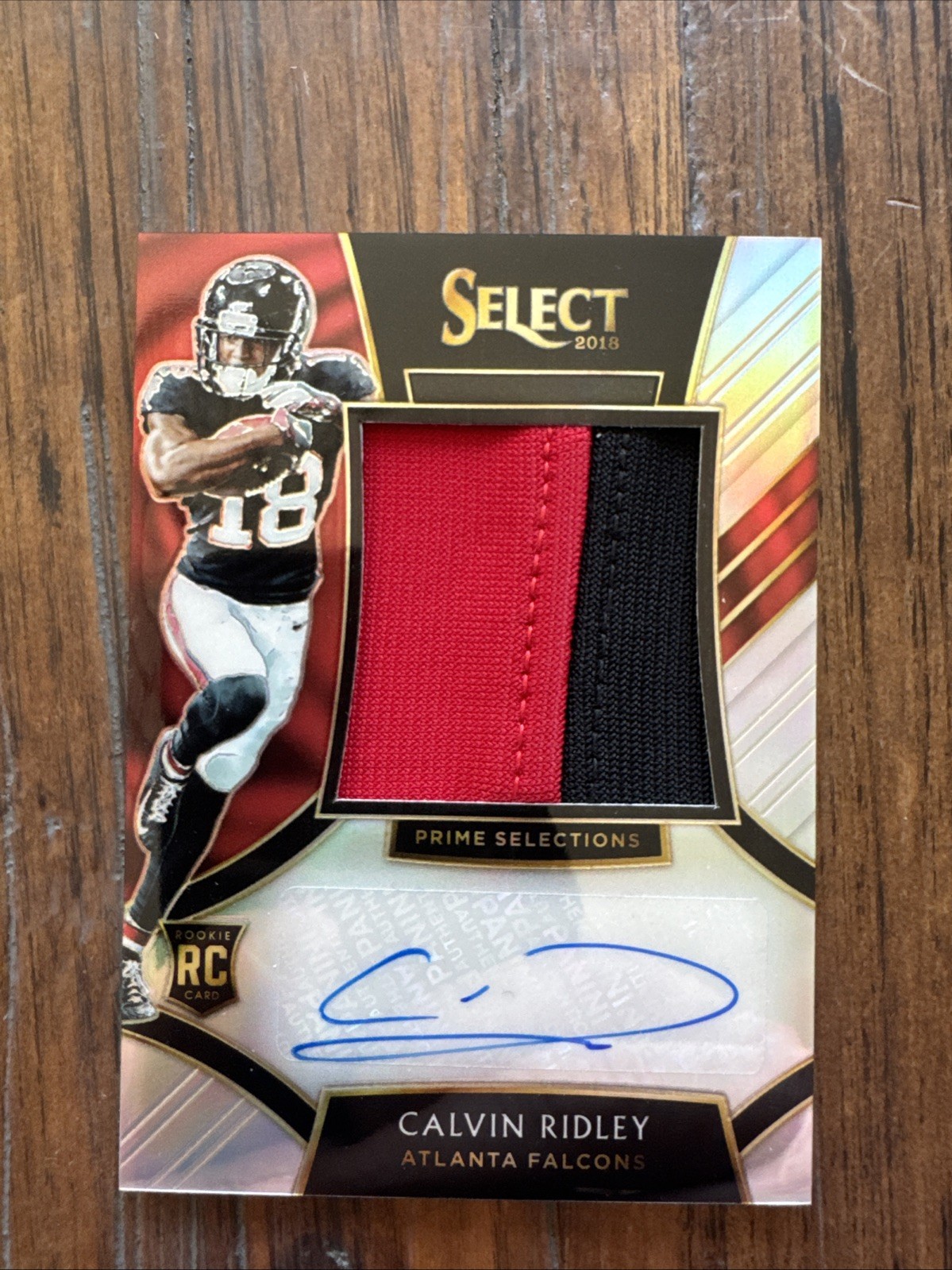 2018 Select Prime Selections RPA Calvin Ridley /35 Rookie Auto