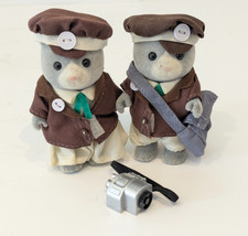 Sylvanian Families Woodland Bus Driver And Bus Conductor  Ticket Machine