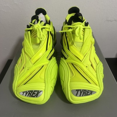靴 BALENCIAGA tylex 42 NEW Balenciaga Tyrex Sneaker Fluo Yellow Lime 617517-W2UA1 Sz 37
