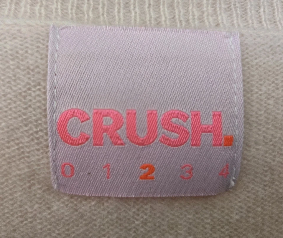Suéter Crush Mujer 2 Mediano Rosa Suave 100% Cachemira Cuello en V Acogedor Minimalista Foto 4 de 4