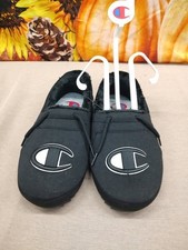 Champion Adult University Unisex Slippers - BLACK W/9-M/7