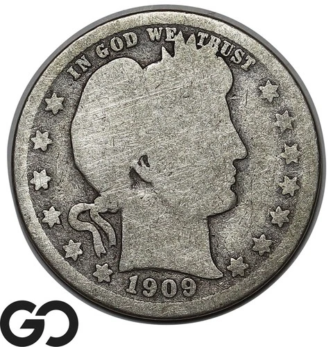 1909-O Barber Quarter