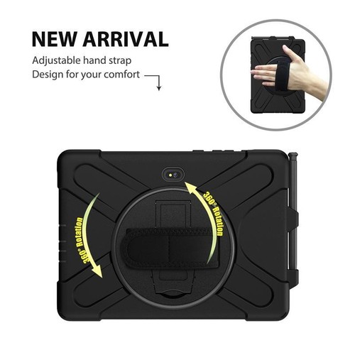 Stand Case For Samsung Tab Active 2 3 Pro / 4 Pro / Rugged Hand Shoulder Strap - Picture 14 of 55