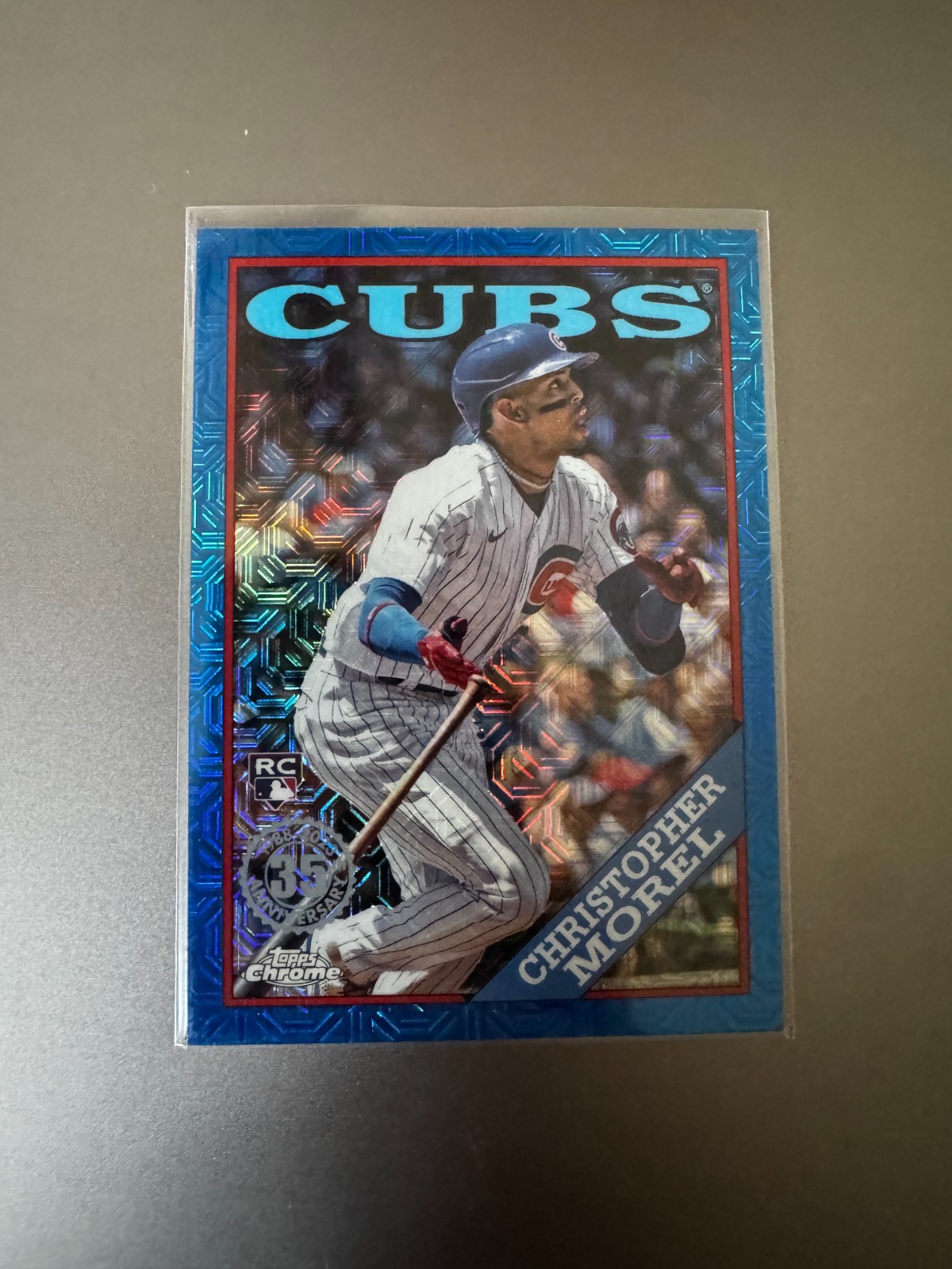 2023 Topps Christopher Morel RC #T88C-4 1988 Silver Pack Blue Refractor /150