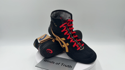 ASICS Wrestling Shoes DAN GABLE EVO 3 1081A052 002 US 6-12.5 Black