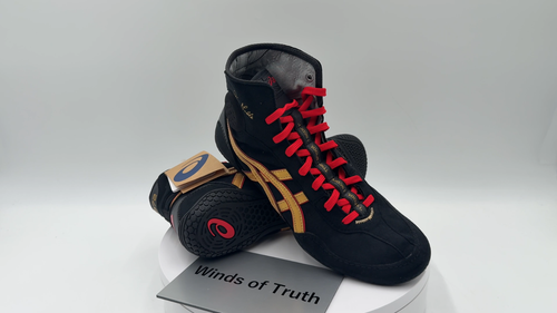 Asics Ringerschuhe DAN GABLE EVO 3 1081A052-002 US 6-12,5 schwarz reingold - Video 1 von 1