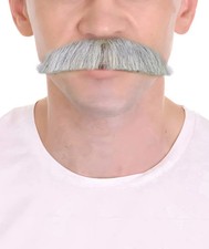 Chaplin Mustache Set Men’s | Self-Adhesive Lightweight Costume Tash Variety