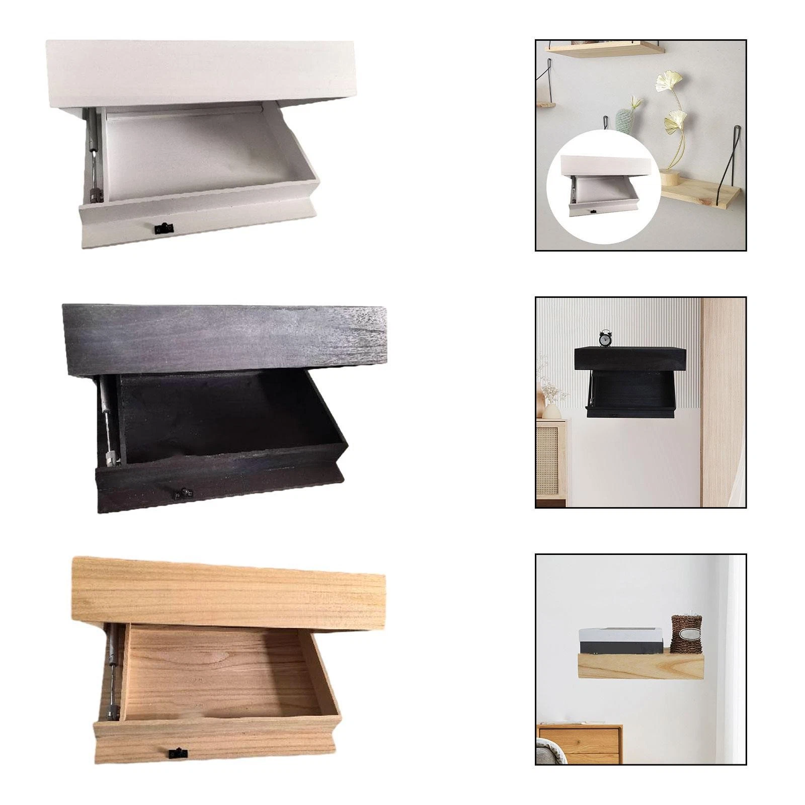 Floating Shelf Home Decor Space Saving Organizer Wall Hanging Creative Fashion