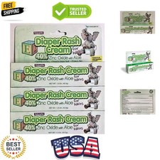 Diaper Rash Cream with Zinc Oxide and Aloe Pack of 3