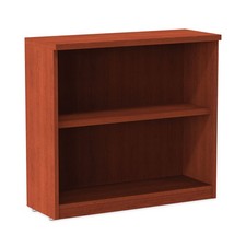 Alera Valencia Series Bookcase Two-Shelf 31.75w x 14d x 29.5h Med Cherry