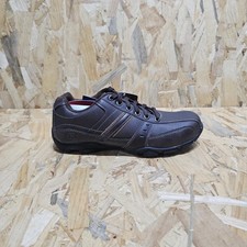 Image of Skechers Marter Lace Casual Shoe Mens Brown Leather Size UK 6 EU 39.5 *SB7