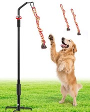 360 Rotating Outdoor Dog Rope Toy - Tug of War, Training, Self-Play, 3 Ropes, 2
