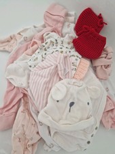 Newborn First Size Up To 1 Month Baby Girl Clothes Bundle
