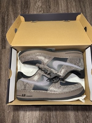 Nike Air Force 1 '07 LV8 Snakeskin Pack Off Noir Low Top Leather HF2898-001