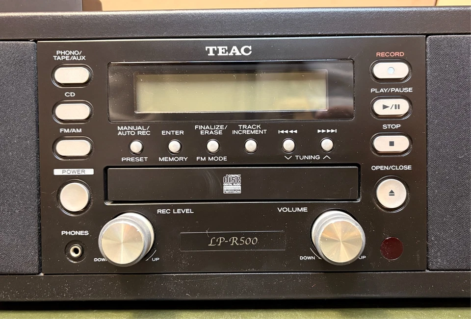 TEAC PL-R500 HiFi-Stereoanlage mit CD Player Plattenspieler Kassettendeck Radio - Bild 3 von 4