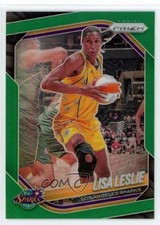 2025 Panini Prizm WNBA Green Prizm Lisa Leslie #106 HOF 1w69