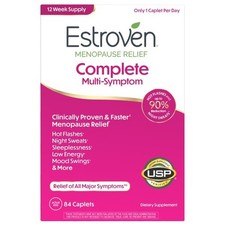 Estroven Complete Multi-Symptom Menopause Relief Caplets, 84 Count