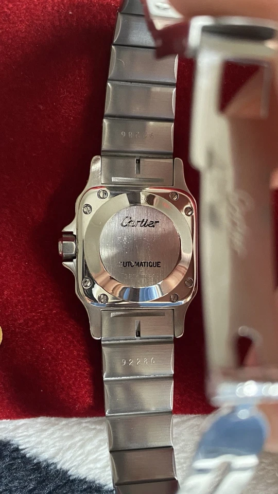 Cartier Santos Galbee Pequeño - Movimiento Automático Raro - Acero - De Colección Foto 2 de 4