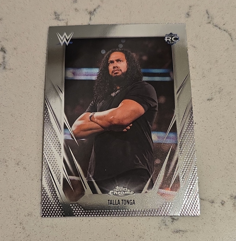 Topps 2026 Topps Chrome WWE Talla Tonga Rookie Card #109 SmackDown