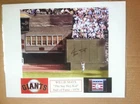 Signed Willie Mays 8x10 color photo matted to 11x14 w/coa