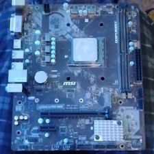 MSI A320M-A PRO MAX Motherboard AMD Socket AM4 DDR4 CPU Combo