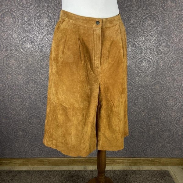 ASOS Shorts für Herren Braun Wildleder 34 / L / 50