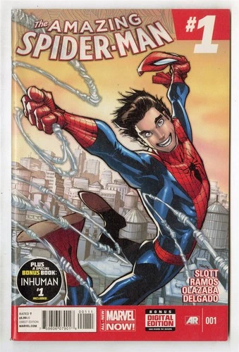 Amazing Spider-Man #1 NM 9.4 white pages  Marvel  Giant Size  2014  No Reserve