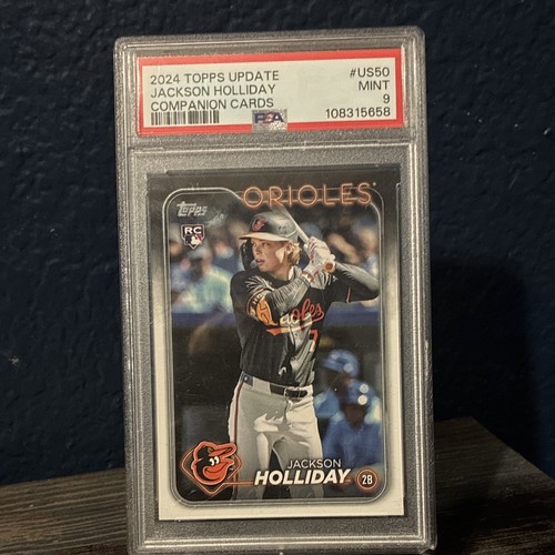 Topps 2024 Update Super Box Companion Jackson Holliday US50 RC PSA 9