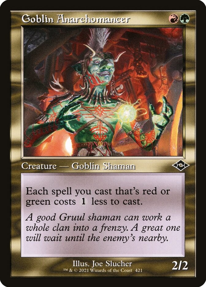 Goblin Anarchomancer (421) Retro Frame Modern Horizons 2 MH2 MTG Magic