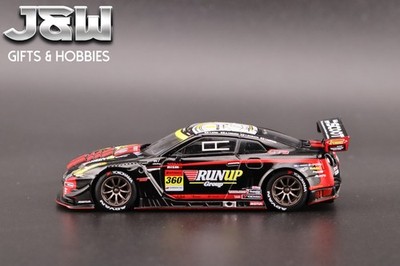 MINI GT Nissan GT-R NISMO GT3 #360 RUNUP RIVAUX GT-R TOMEI SPORTS