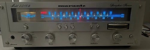 Marantz 2216B Vintage Stereo Receiver with new LEDs installed