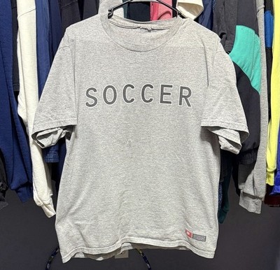 Vintage Y2k Nike Soccer T-Shirt Double Sided Just Do It Swoosh Men's