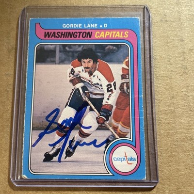 1979 Topps Hockey Card Signed By Gordie Lane..,plus others. Choose #5B. 