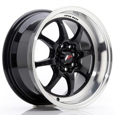 Cerchi JR TF2 15x7,5 ET10 4x100/114 Nero lucido