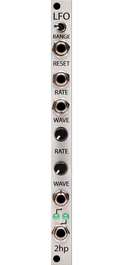 2HP LFO V2 SILVER : NEW : [DETROIT MODULAR]