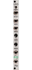 2HP LFO V2 SILVER : NEW : DETROIT MODULAR