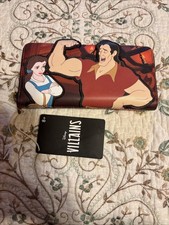 Cartera Disney La Bella y la Bestia Villanos Gastón Escena Cremallera Alrededor