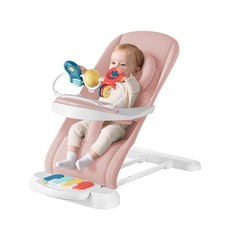 Baby Bouncer, Easy to Assemble Baby Bouncer Seat with Feeding Tray