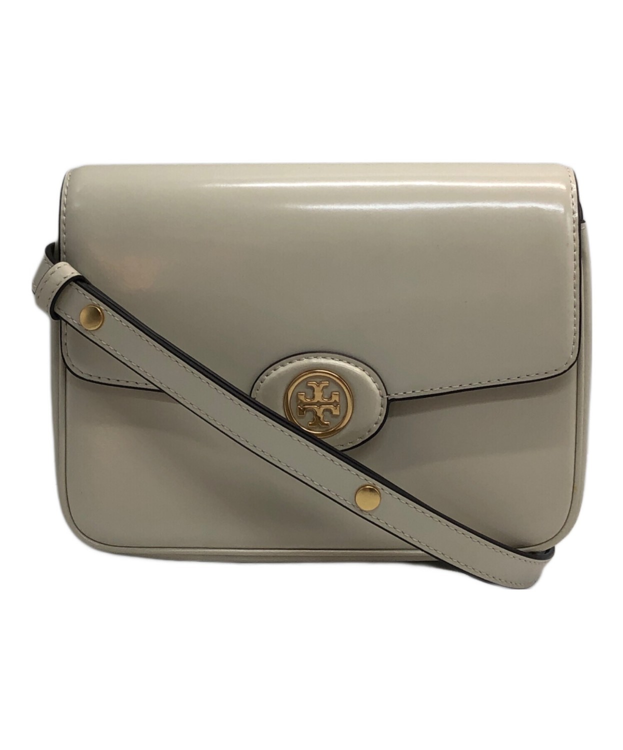 TORY BURCH Robinson Spazzolato Rectangular Should… - image 1