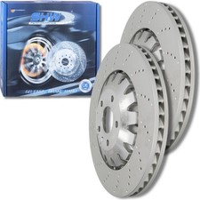 2x SHW PERFORMANCE BREMSSCHEIBE Ø370 VORNE FÜR AUDI TT RS SEAT ATECA LEON 5F