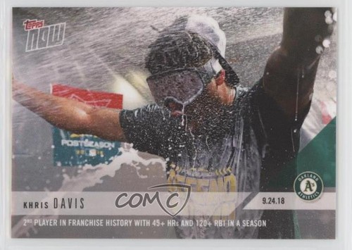 2018 Topps Now 777 Khris Davis