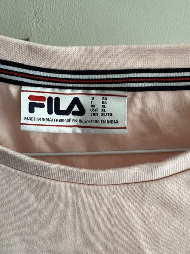 Fila T Shirt , Light Pink Large - Picture 2 of 3
